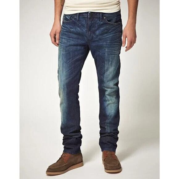 Diesel Shioner 008MD Men Stretch Slim Skinny Designer Jeans Size W36 L34